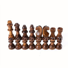 5 59 Cm Solid Wood Chess Pieces Set Of 32 Pieces
