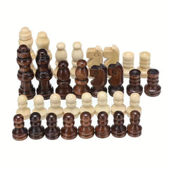 5 59 Cm Solid Wood Chess Pieces Set Of 32 Pieces