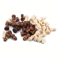 5 59 Cm Solid Wood Chess Pieces Set Of 32 Pieces