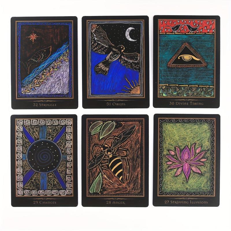Shamanic Healing Oracle Cards Tarot Game for Adults and Kids