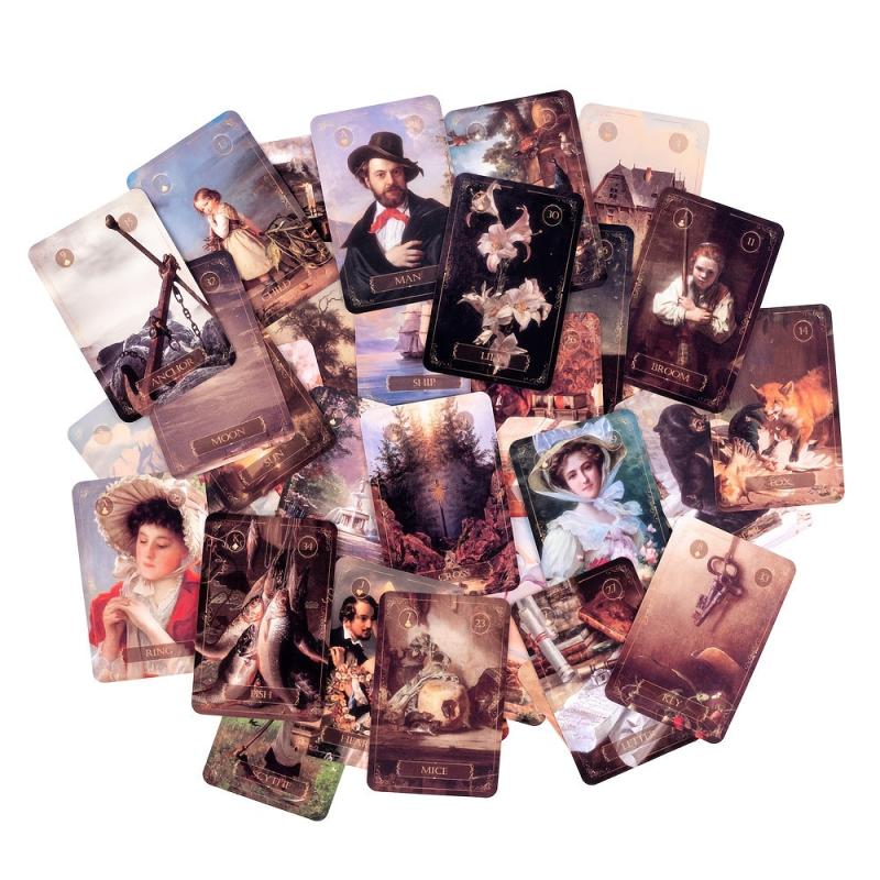 Revival Art Lenormand Card Deck 36 Cards Oracle Divination Game