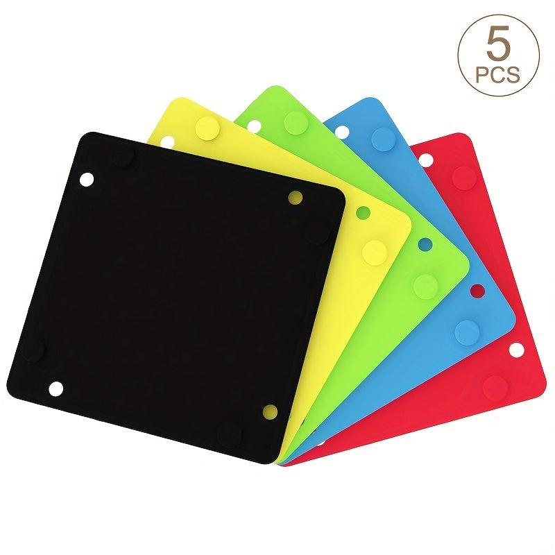 Silicone Folding Square Tray Baby Snack Tray Sundries Storage Box