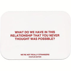 WNR Strangers Couples Edition Card Game
