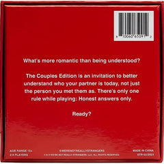 WNR Strangers Couples Edition Card Game