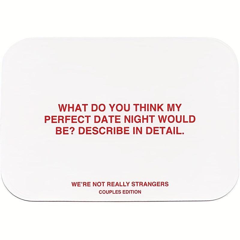 WNR Strangers Couples Edition Card Game