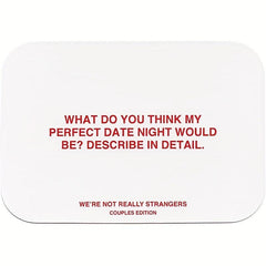 WNR Strangers Couples Edition Card Game