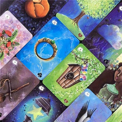 Lucky Grass Tanis Lenormand Card Board Game