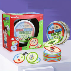 Speak Words Quickly Game Card - Fun Party Supplies