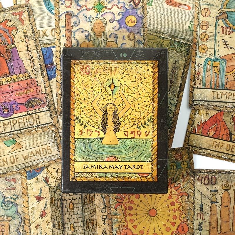 Samiramay Tarot Deck 78 Cards - Ideal for Beginners & Collectors