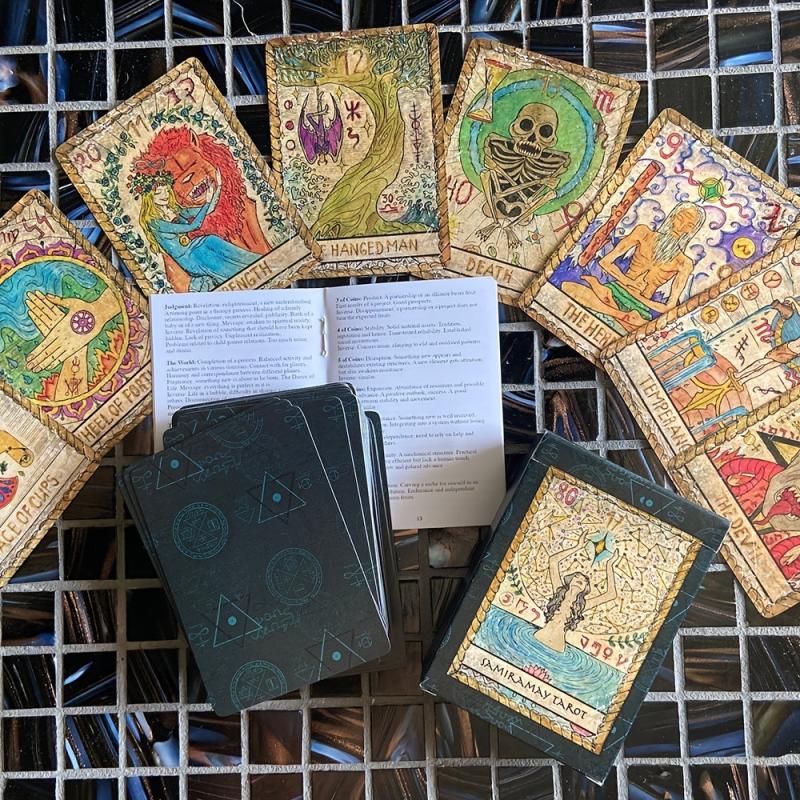 Samiramay Tarot Deck 78 Cards - Ideal for Beginners & Collectors