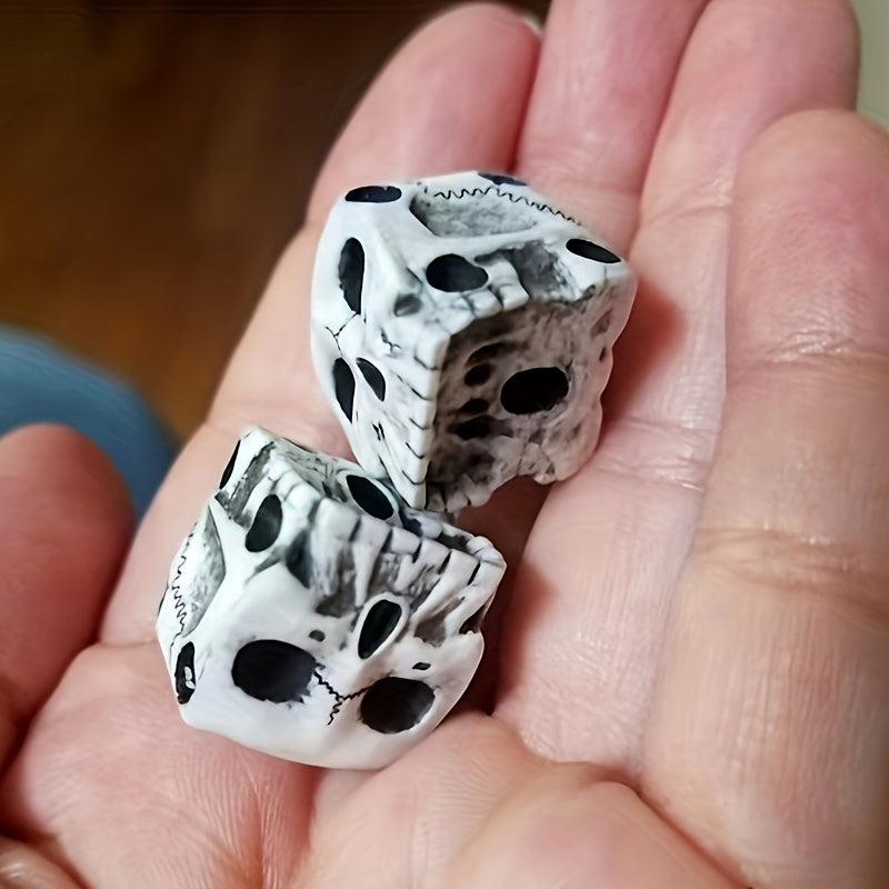 Halloween Skull Dice Party Game Toy Cosplay Tool