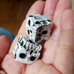 Halloween Skull Dice Party Game Toy Cosplay Tool
