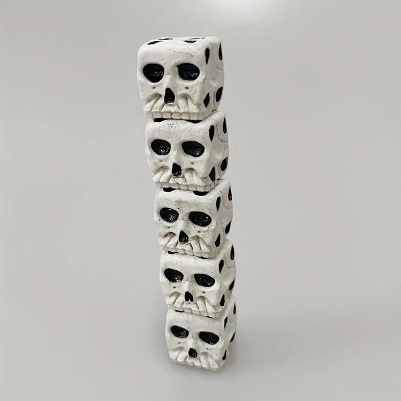 Halloween Skull Dice Party Game Toy Cosplay Tool