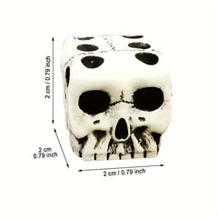 Halloween Skull Dice Party Game Toy Cosplay Tool