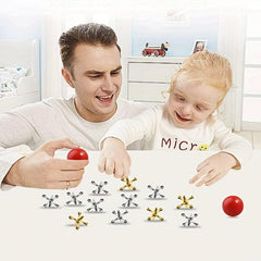 Metal Jacks Game Set with 10 Jacks & 1 Ball Nostalgic Toy for Teens and Adults