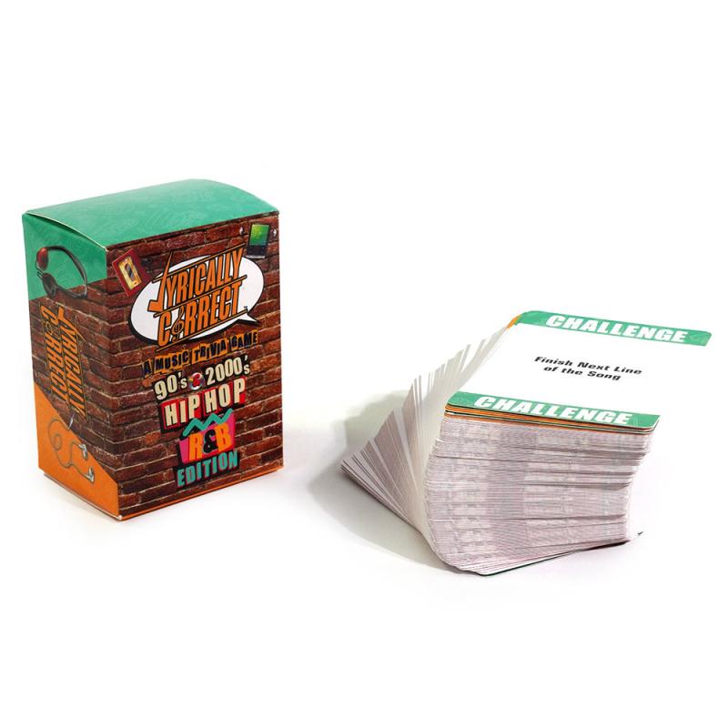 Hip Hop & R&B Music Trivia Card Game for Family Gatherings