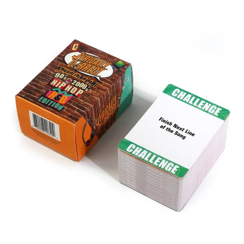 Hip Hop & R&B Music Trivia Card Game for Family Gatherings