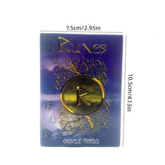 Runes Oracle Cards Nordic Verses for Inner Guidance & Meaning Interpretation