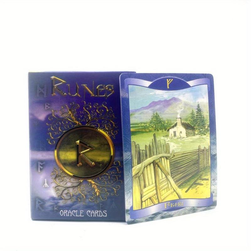Runes Oracle Cards Nordic Verses for Inner Guidance & Meaning Interpretation
