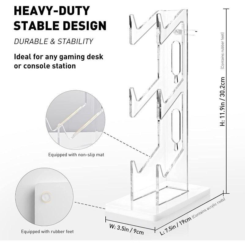 3 Layer Acrylic Game Handle Display Stand Wireless Display Stand