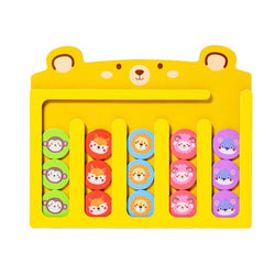 Wooden Animal Matching Game Logical Thinking Board Game