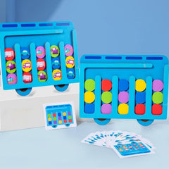 Wooden Animal Matching Game Logical Thinking Board Game