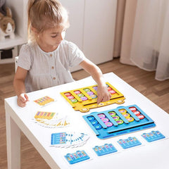 Wooden Animal Matching Game Logical Thinking Board Game