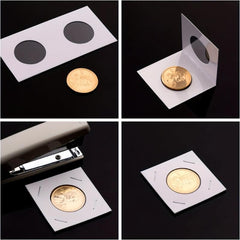 300 Cardboard Coin Clips for Collection Storage