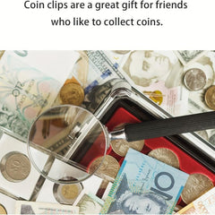 300 Cardboard Coin Clips for Collection Storage