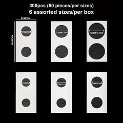 300 Cardboard Coin Clips for Collection Storage