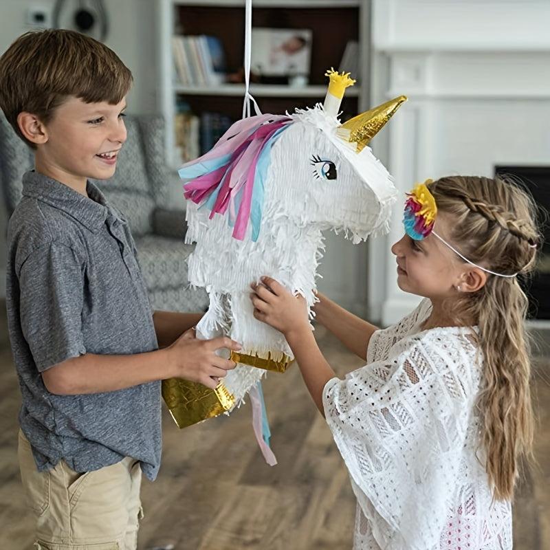 Rainbow Unicorn Pinata Bundle for Girls Birthday Party