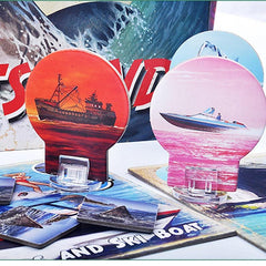 10Pcs Transparent Plastic Cards Stand Base for Board Games Cards