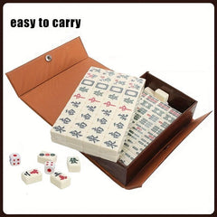 Travel Mahjong Set - Portable and Compact Tile Game