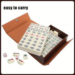 Travel Mahjong Set - Portable and Compact Tile Game