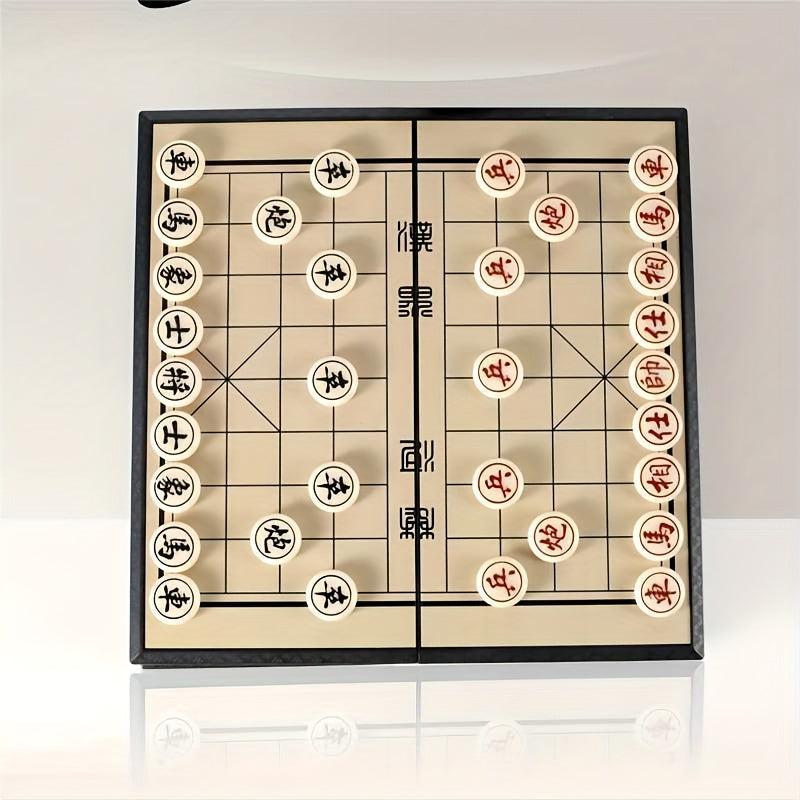 Portable Magnetic Chinese Chess Set for Kids & Adults
