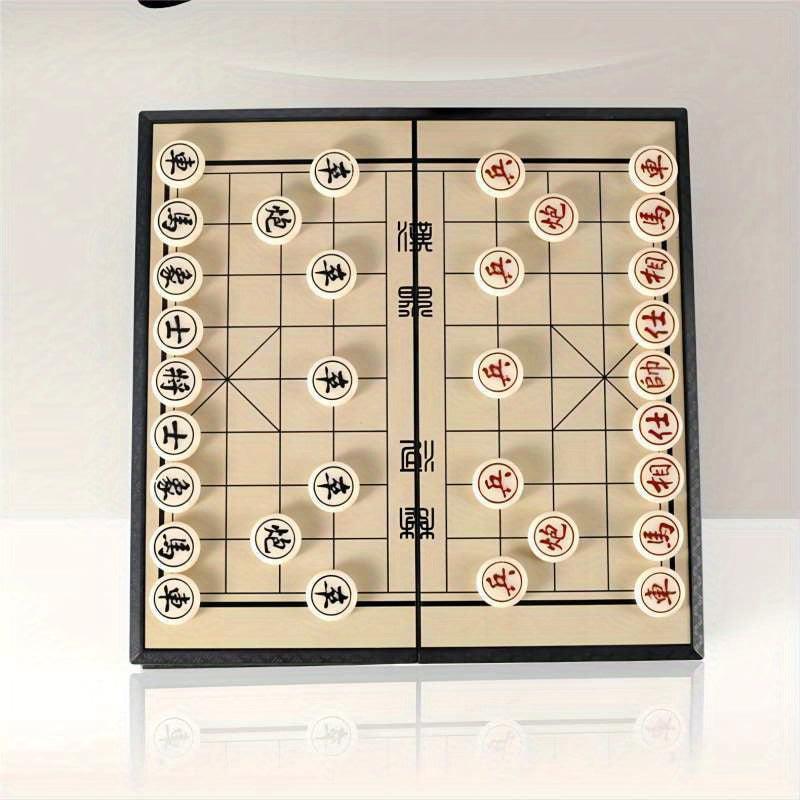 Portable Magnetic Chinese Chess Set for Kids & Adults