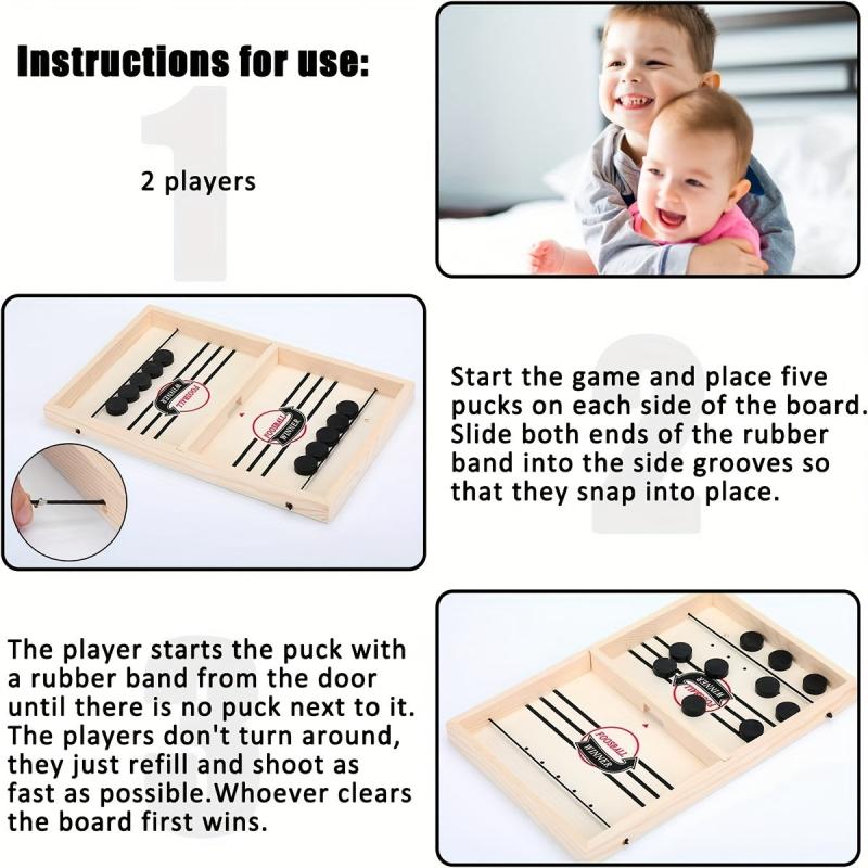 Catapult Hockey Board Game - Fun Toy for Parent-Child Interaction