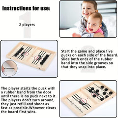Catapult Hockey Board Game - Fun Toy for Parent-Child Interaction