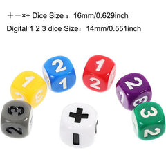 7pcs Math Puzzle Game Accessories