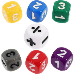 7pcs Math Puzzle Game Accessories