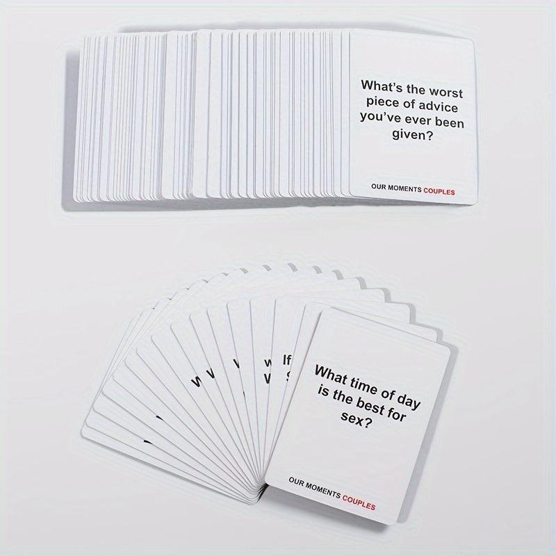 Our Moments Couples Party Game Cards Christmas Halloween Thank You