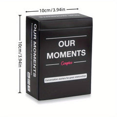 Our Moments Couples Party Game Cards Christmas Halloween Thank You