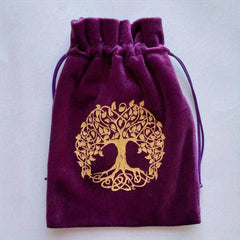 Velvet Storage Bag Card Jewelry Crystal Stone Sundries 13 - Purple