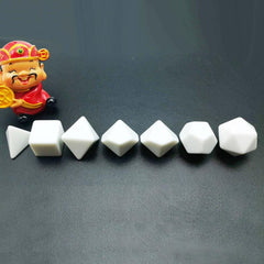 7pcs Blank Rounded Dice DIY Board Game Accessories