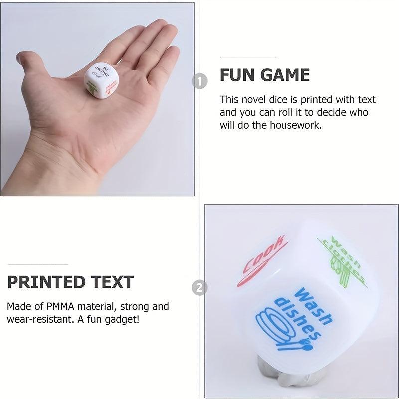 2pcs Housework Dice for Couples Fun Game