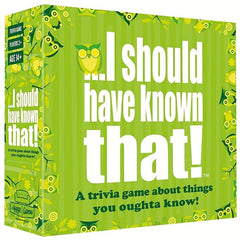 Trivia Board Game: I Should Have Known That Puzzle Quiz - Fun English Card Game