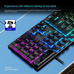 Luminous Gaming Keyboard Mechanical Feel Luminous Keyboard