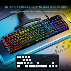 Luminous Gaming Keyboard Mechanical Feel Luminous Keyboard