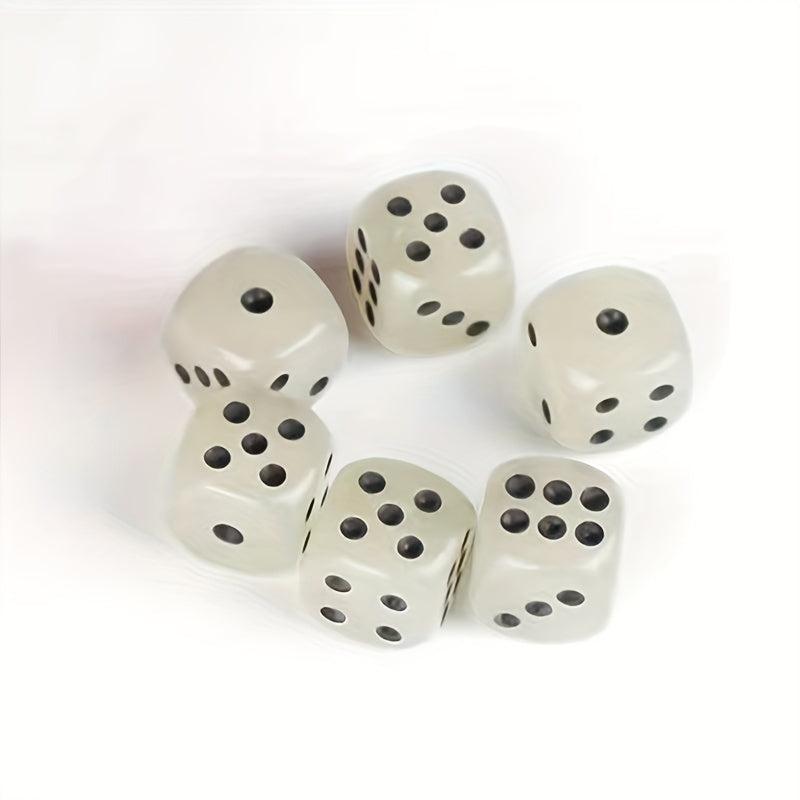 12pcs 14mm Luminous Game Dice Set
