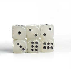 12pcs 14mm Luminous Game Dice Set